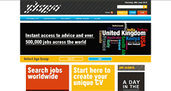 Desktop Screenshot of jobzoo.co.uk