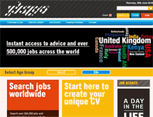 Tablet Screenshot of jobzoo.co.uk